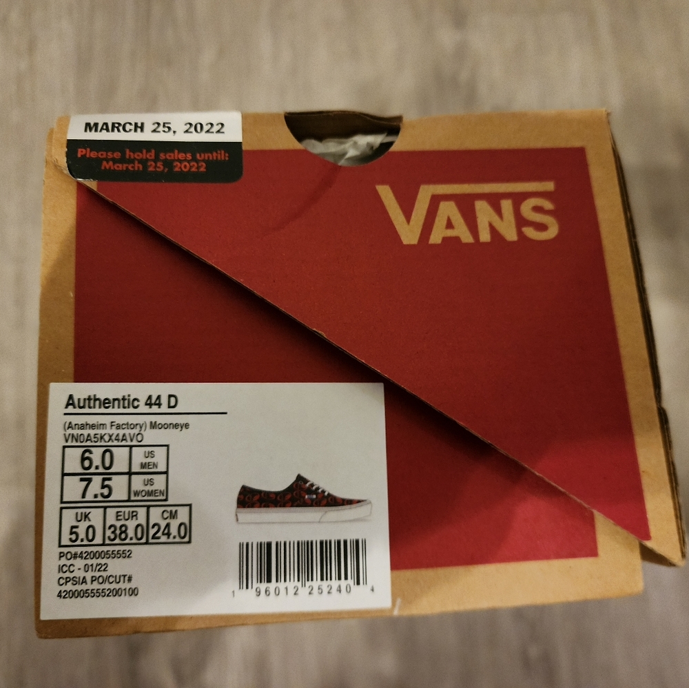 Vans limited edition Mooneyes shoes